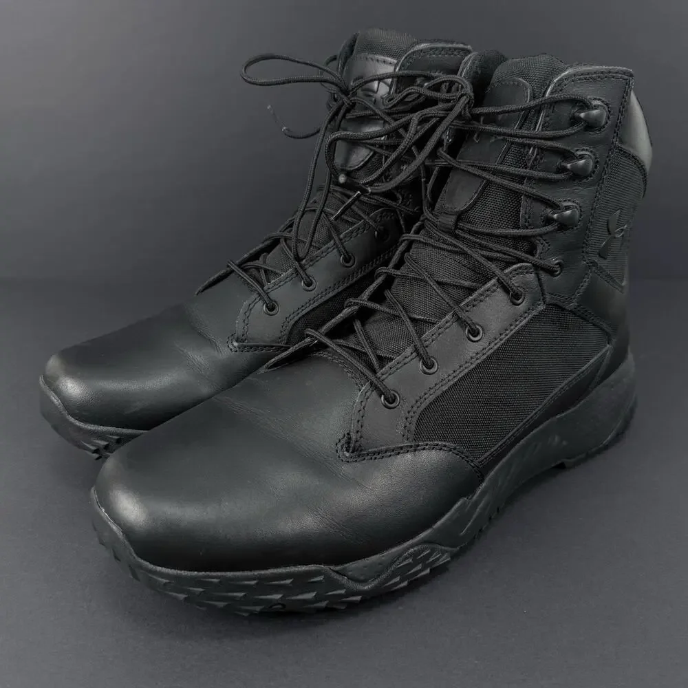 Under Armour UA Stellar TAC Mens 12 Tactical Boots Black 1268951-001 Military